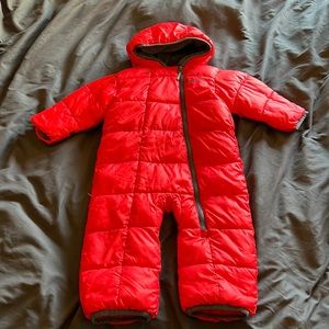 Baby snow suit.